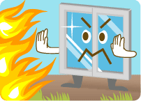 防火設備とガラス