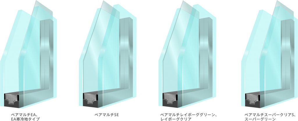 アルゴンガス入りlow E複層ガラス ガラスワンダーランド 日本板硝子